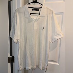 Men’s White Nautica Polo